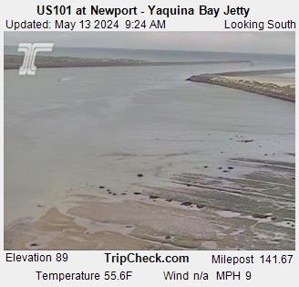 US101 at Newport - Yaquina Bay Jetty
